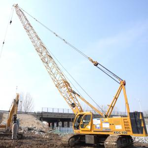 China 13m - 60m Boom 100T Crawler Crane Has Great Advantages In High Altitude Operations factory