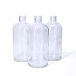 Customized Logo Silk Screen Printing Hand Lotion Dispenser Glass Bottles