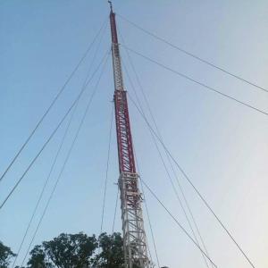 China Portable Winch Up Aluminum Outdoor 70ft Guyed Cell Tower Truss Tower Mast Lightweigh factory