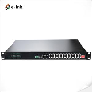 China Industrial L2+ Rackmount 24-Port 10/100/1000T 802.3at PoE + 4-Port 1000X SFP Managed Ethernet Switch factory