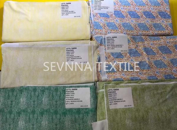 Pill Resistant Recycled Swimwear Fabric For Color Lab Dips Digital Printed