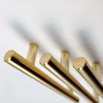 OEM 96mm Stainless Steel Gold Kitchen Cabinet Handles With Screws