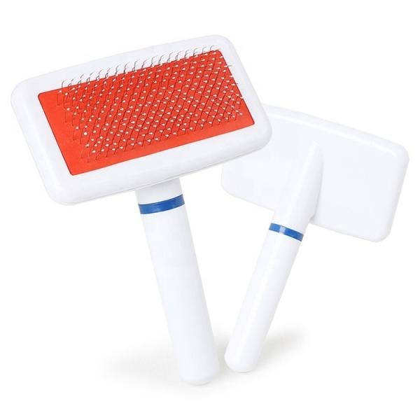 Fashionable Pet Hair Brush Easy Clean / Disinfect Length 5.4 Inch For Remove