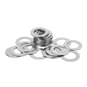 China Thin Spring Steel Round Metal Shims 304 316SS Flat Washer OEM factory