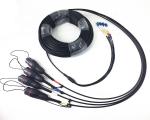 5m Branch Optical CPRI Cable FLX To DLC 8 Cores Cable 5.5mm Dia