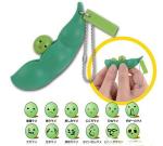 Stress Relief Squeezed Bean Vent Toy Soybean Keychain Phone Bag Stress Relieve