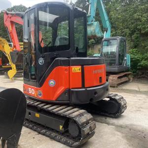China Original Hitachi ZAXIS50U 5 Ton Mini Excavator For Household Second Hand Construction factory