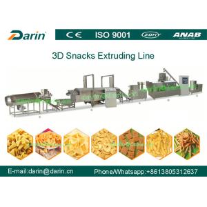 China Automatic 3d and 2d Snack Extruder Machine , samosa making machine factory