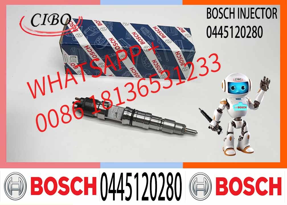 Good Quality Diesel Fuel Common Rail Injector 0445120280 0445 120 280 0 445 120 280 For Cummins Foton
