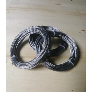 High Breaking Load Electric 7x7 Galvanized Wire Rope 1.5mm