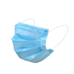 China Blue Dispsoable Medical Mask 3 Ply Anti Dust Melt Blown Surgical Mouth Mask factory