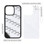 Aluminum Plate Sublimation Phone Case Anti Slip For IPhone16 Samsung S25 Ultra