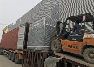 China Temporary Fencing Panels NZS3750.15 Marine Standard 2.1mx2.4m OD 32mm x 1.80mm for Coolaroo, VIC, Melbourne Market factory