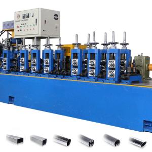 China Automatic Steel ERW Pipe Mill Line Machine Square Tube Roll Forming factory