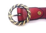 Casual Jeans 28mm Women's Fashion Leather Belts With Unique Buckle
