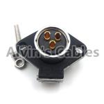 High Performance Industrial Power Connectors , Led Cable Connectors Bayonet