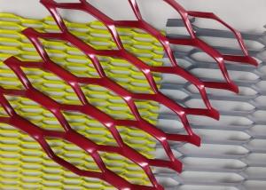 China Suspended 1060 3003 Aluminum Expanded Metal Mesh Ceiling Anodized Oxidation factory