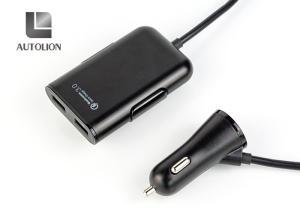 China 36W 8A Fast Wireless Car Charger 3.0 Four In One Car Charger Front And Rear USB factory