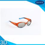 Children Circular Polarized 3d Player , 3d Polarized Glasses 0.7mm Thickness Pc