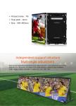 P6.67mm Multi Functional Sport Perimeter LED Display With Light Weight Die