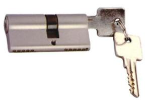China Chrome Plated High Security Euro Cylinder Locks / Office Door Lock Cylinder factory