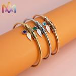 Anti Tarnish Adjustable Cuff Womens SS Family Name Bracelet