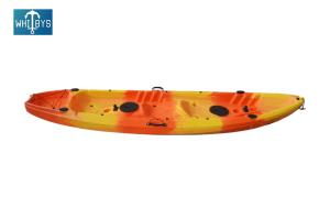 China New Design LLDPE HDPE 2+1 Family Kayak Touring Boat for Recreation factory