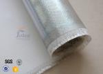 Reflective Aluminium Foil Silver Coated High Silica Glass Fiber 700gsm 0.8mm