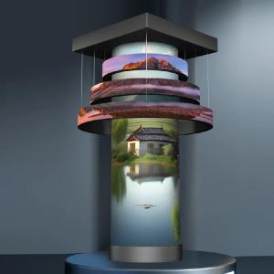 Aluminum Alloy Soft LED Screen Curved Indoor Signage Advertising Flexible LED Pan、