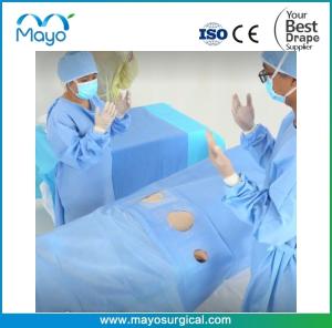 China Customized Complex Surgical Cerebral Angiography Pack With Drape 4 Hole factory