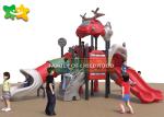 Food Grade Toddler Garden Slide Set , Children'S Playground Equipment Low