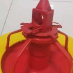 Wholesale Plastic Automatic Food Pan Animal Quail Turbo Feeder Tray Chicken