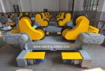 80 Ton Tank Turning Self Aligning Pipe Welding Roller 2*2.2KW For Wind Tower