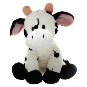 China White and Black Milka Cow Plush Toys factory