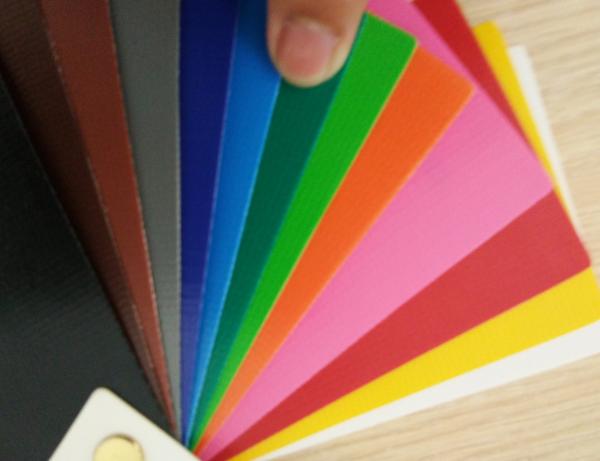 Fire Resistant 1100GSM Matte PVC Laminated Tarpaulin Material Flame Retardant