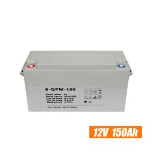 China ISO14001 Deep Cycle 150Ah Solar Lead Acid Battery factory