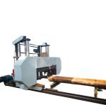 MJ2500 Large Size Horizontal Band Saw Wood Saw Machine with auto feeding