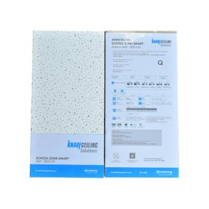 China 7mm-7.5mm Thickness Armstrong Acoustic Foam Ceiling For Building Fireproof Materials factory