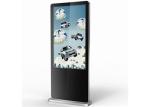 High brightness Standing lcd advertising player , 49 inch touch screen digital