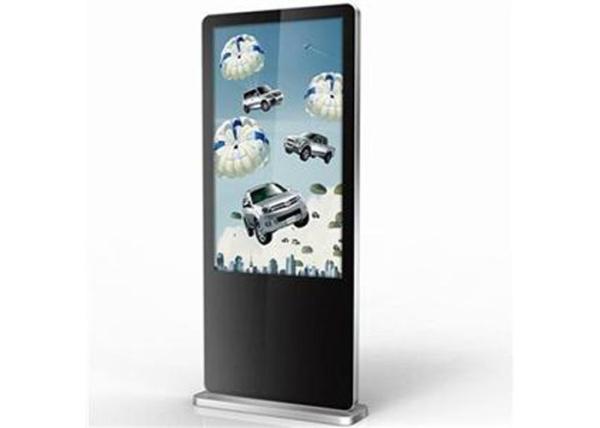 High brightness Standing lcd advertising player , 49 inch touch screen digital
