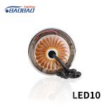 LED10 Double angel eye without fan motorcycle led headlight projector lens