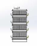Poultry Farming Chicken Cage Wire , High Temp Resistant High Tech Chicken Cage