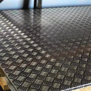 China Customized H24 Aluminum Diamond Sheet Embossed Perforated 1050 1100 3003 factory