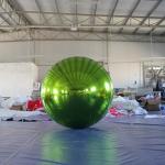 Party Stage Advertising Christmas Decoration Reflective Giant Silver PVC