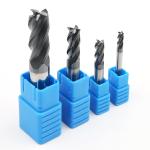 HRC45 4 Flute Carbide Flat Milling Cutter Wear Resistant 4F Square End Mill