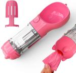 500ML Portable Dogs Travel Water Bottle Cup Dispenser Pet Drinking Bowl