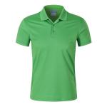 Eco Friendly SGS Blue Polo T Shirt Custom Applique Logo