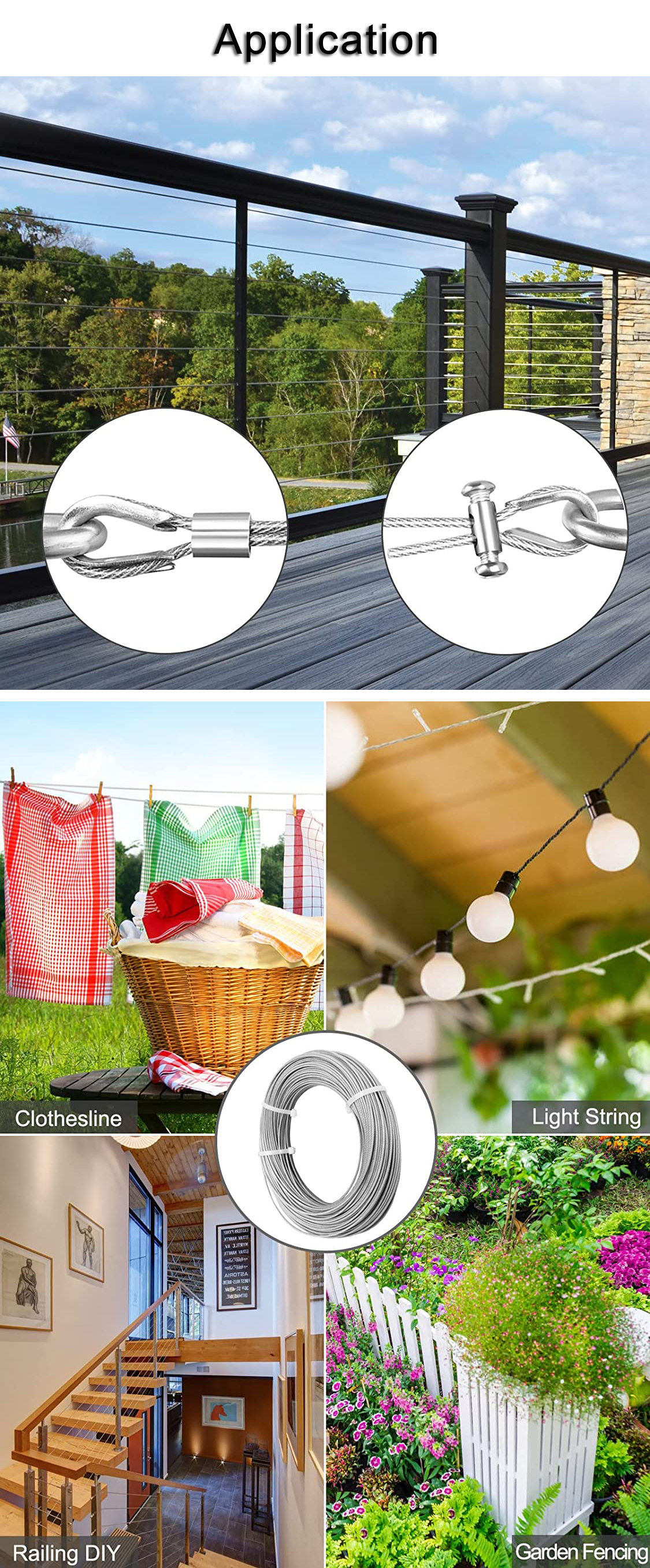 Special Cold Heading Steel High Carbon Hot Dip Galvanized 7X7/7X19 Wire Rope with Tensile Strength 1370-2160MPa