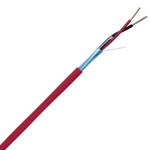 China Fire Resistant Cable 2 Cores PVC Jacket 1.5mm or 2.5mm Shielded Fire Alarm Rated Cable factory