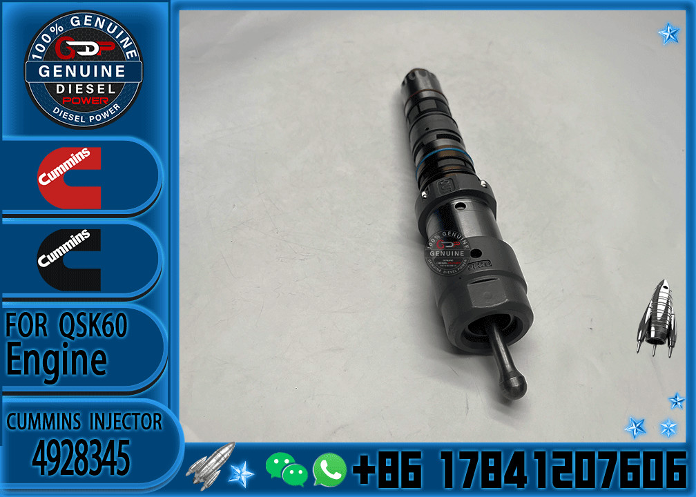 Construction Machinery Spare Parts Injector 3867762 4928345 4087886 4001830 Fix QSK19 K19 Engine